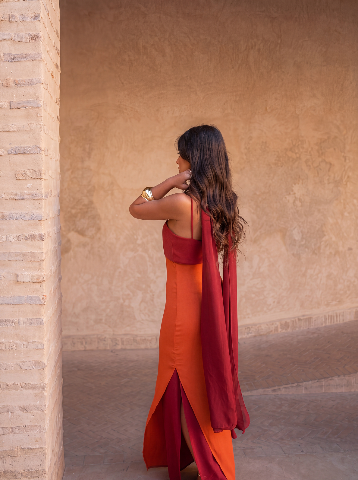 VESTIDO NARANJA ZAHARA