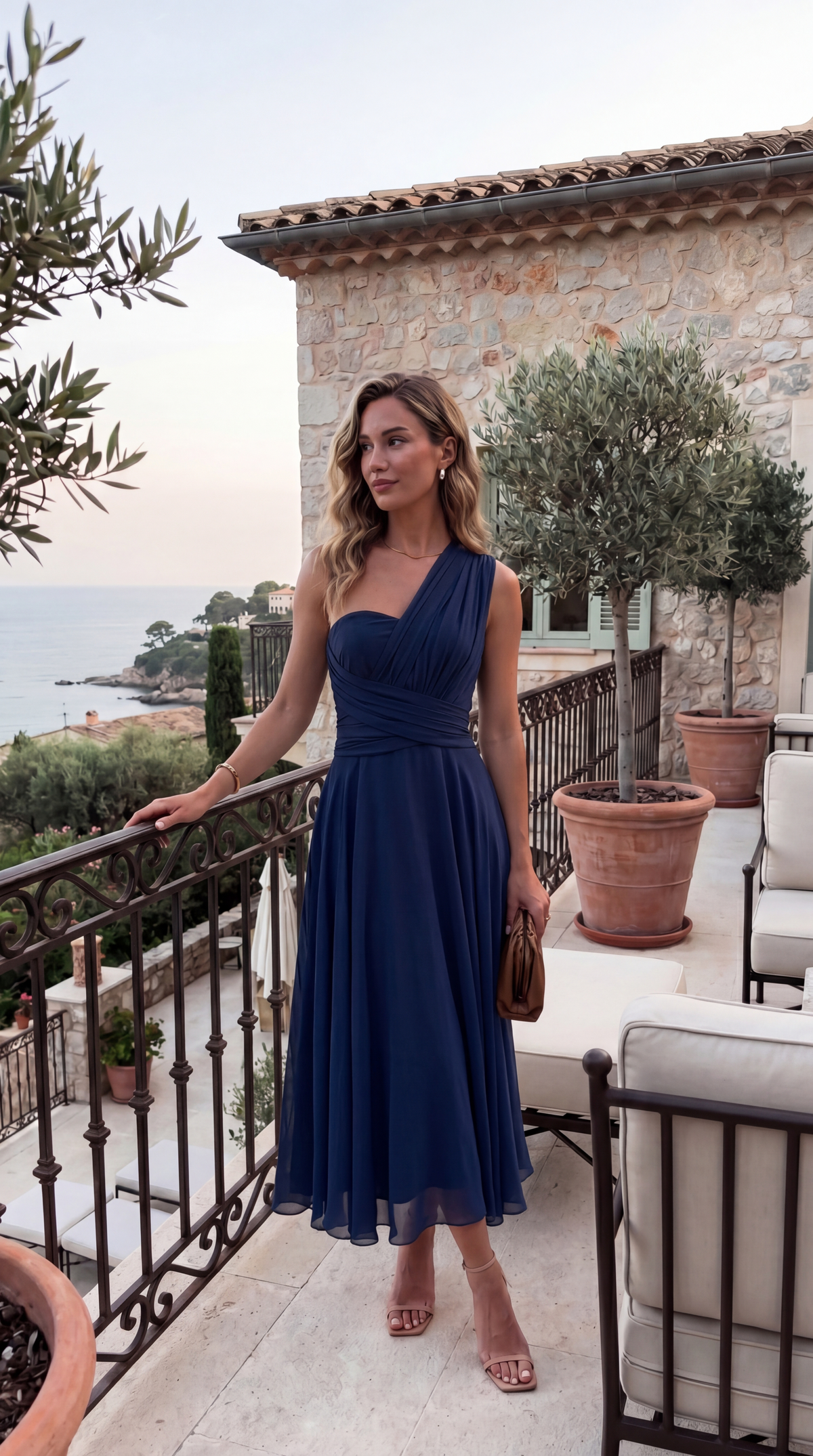 The Murano | Vestido multiposición azul marino