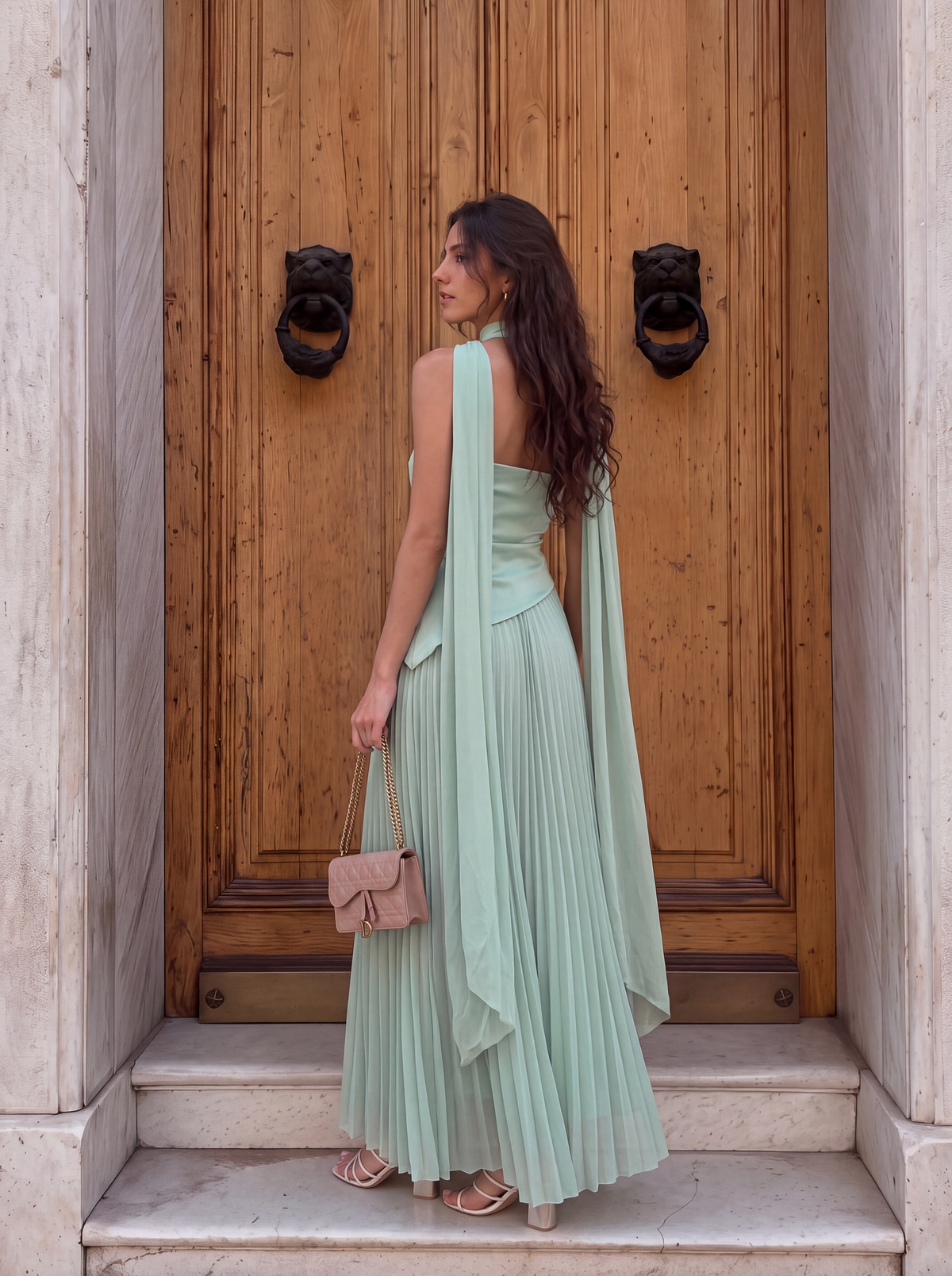 VESTIDO MAGNOLIA TURQUESA