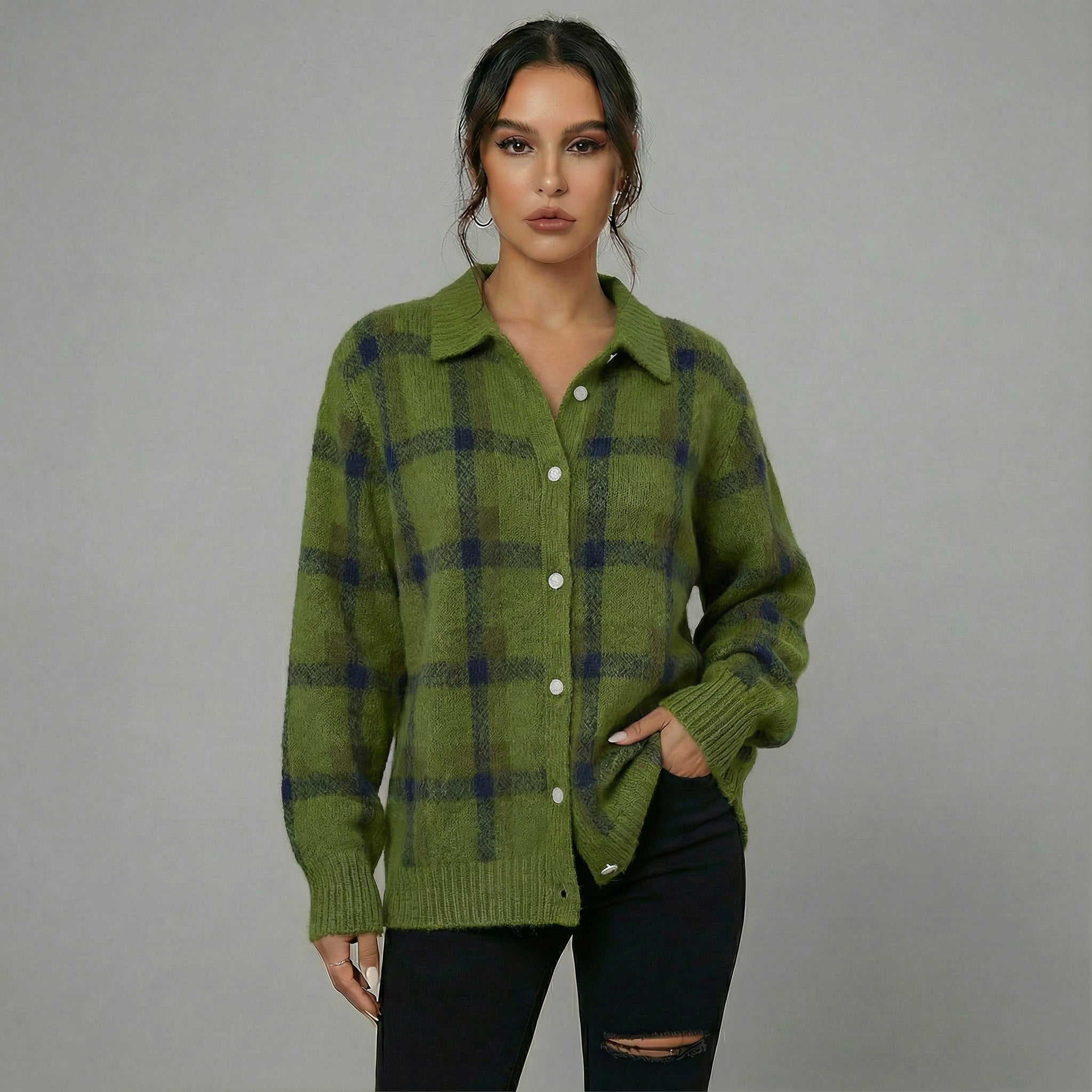 LEANDRA™| Cárdigan lungo elegante