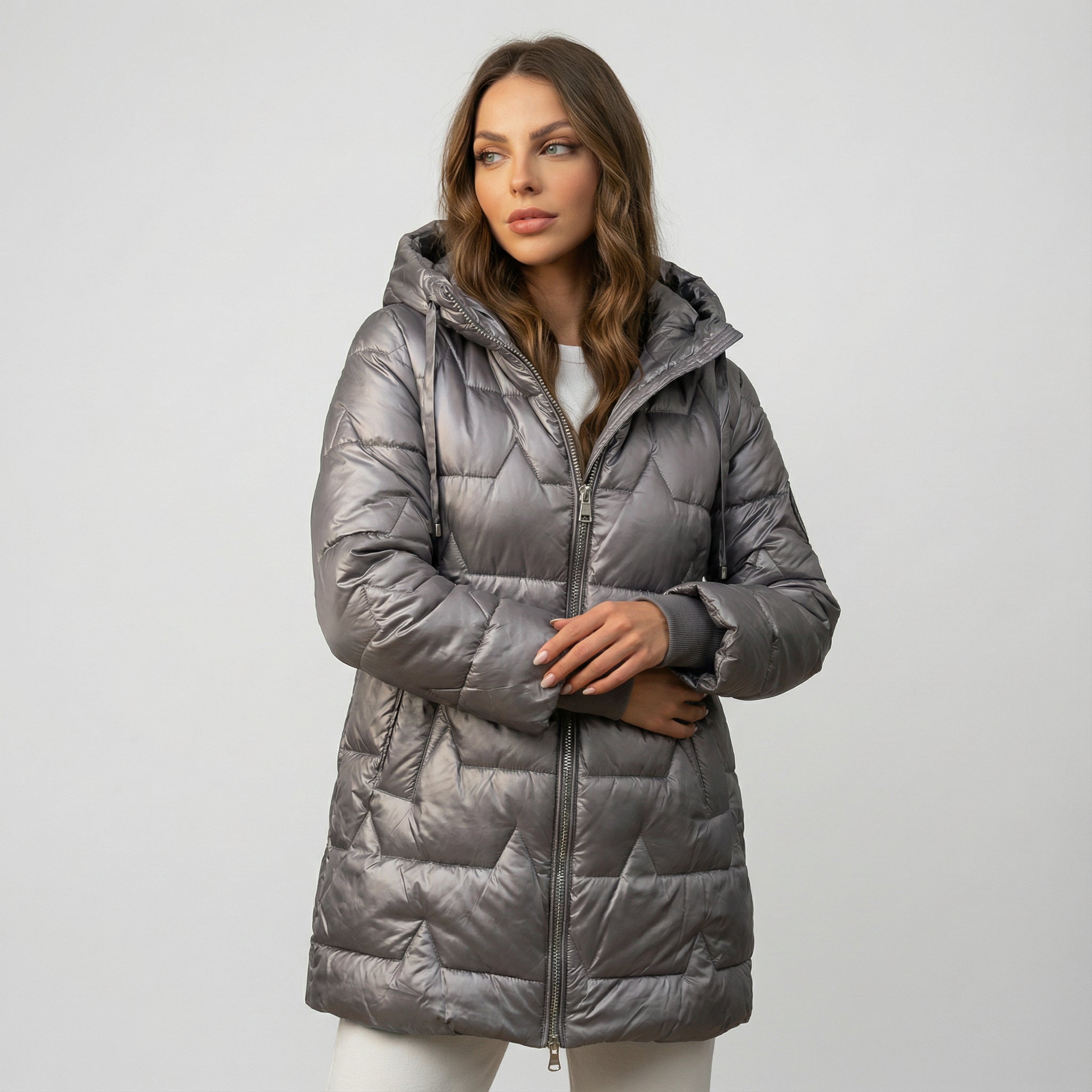 FERRERO™ | Elegante abrigo de invierno acolchado