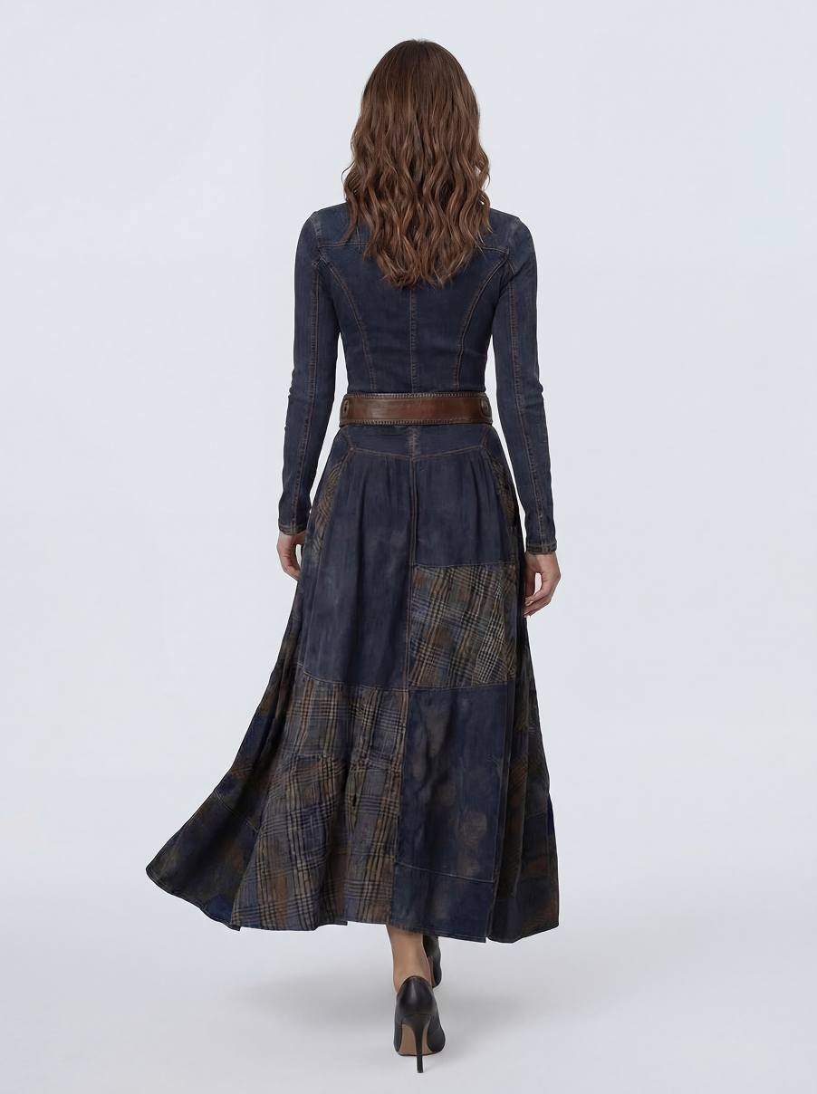 The Leonora | Vestido Suede