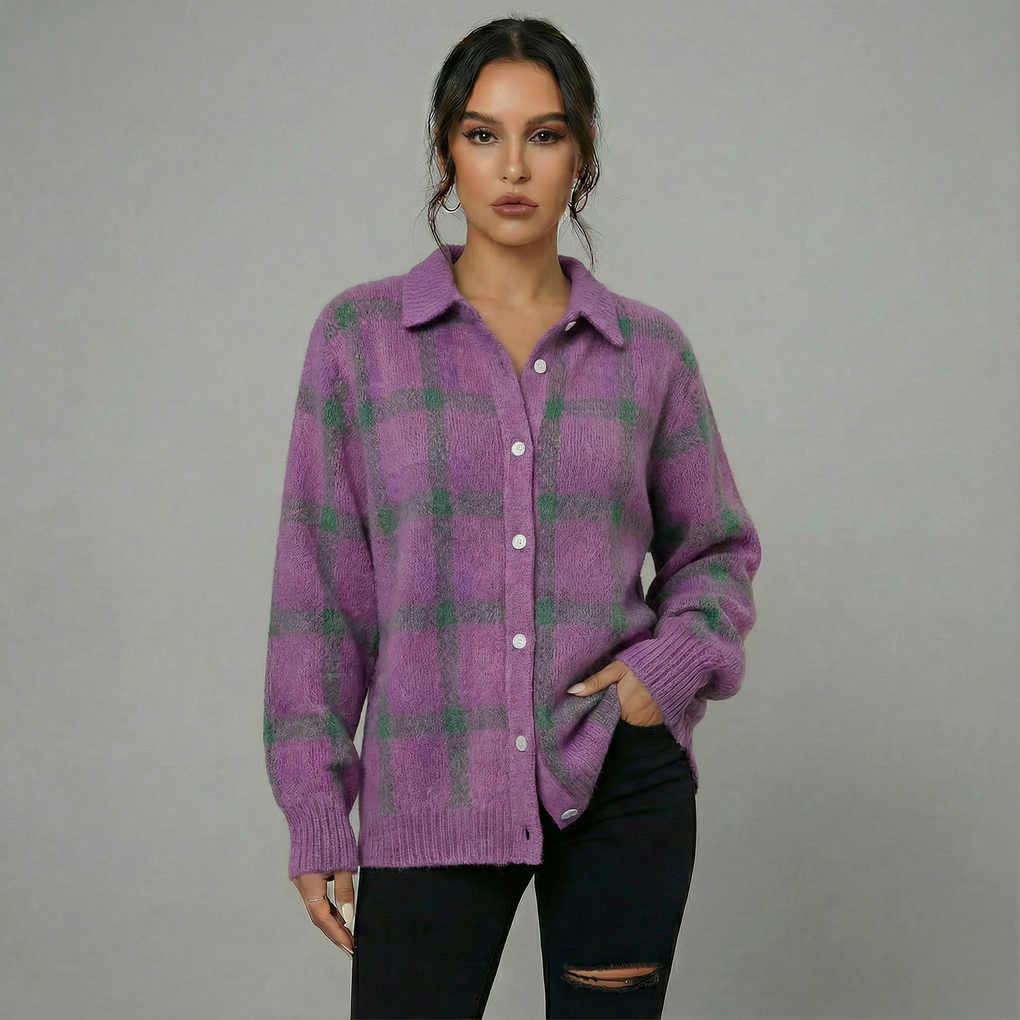 LEANDRA™| Cárdigan lungo elegante