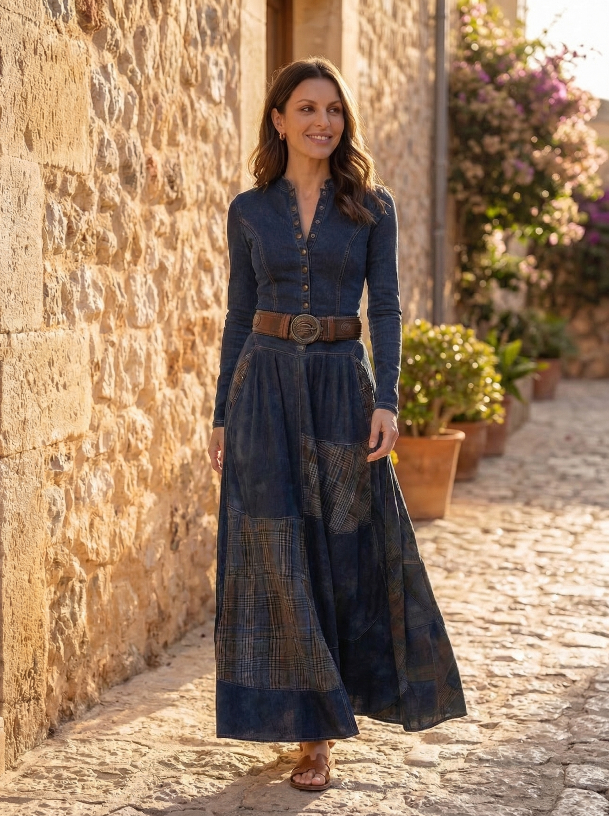 The Leonora | Vestido Suede