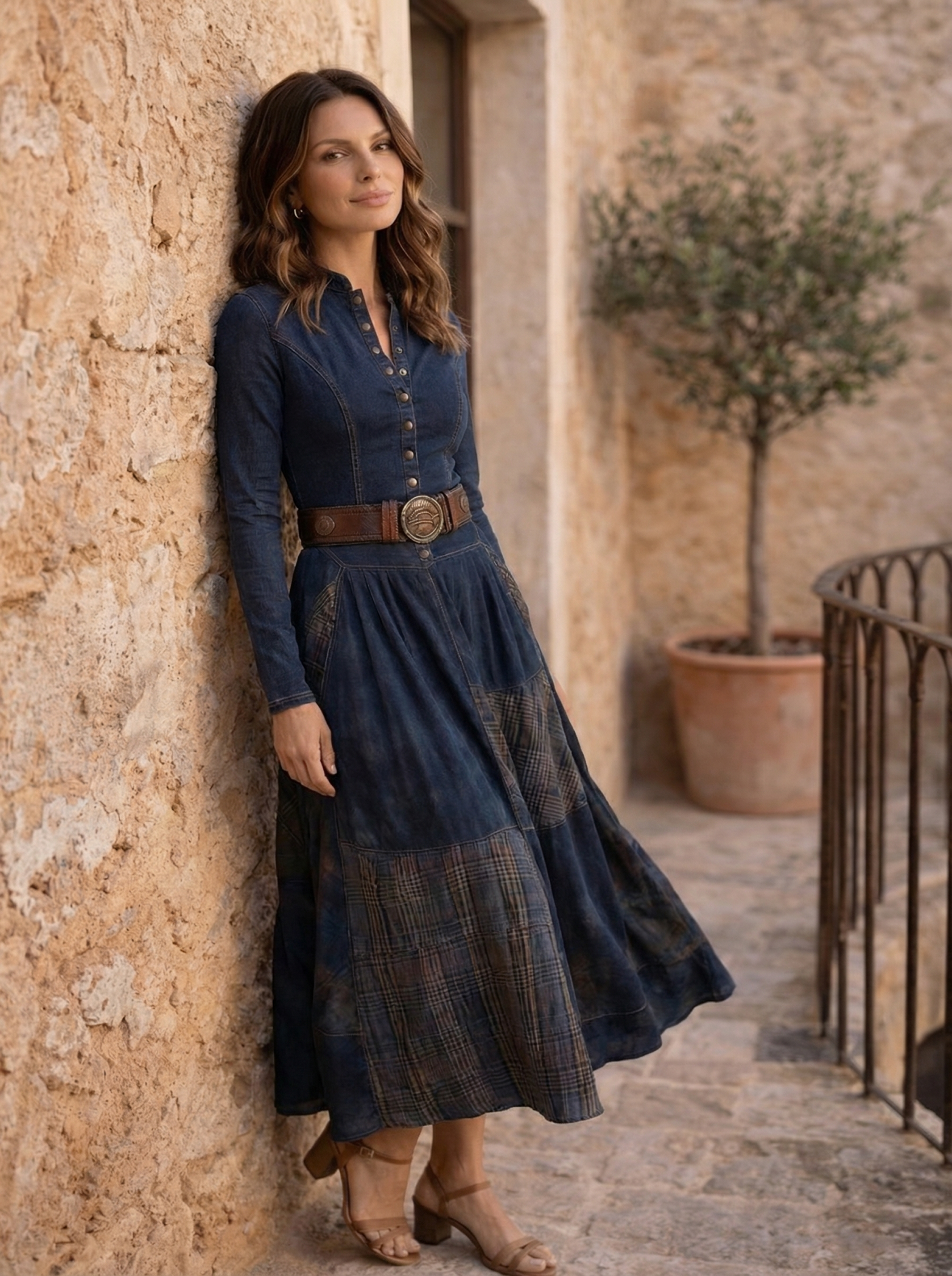 The Leonora | Vestido Suede