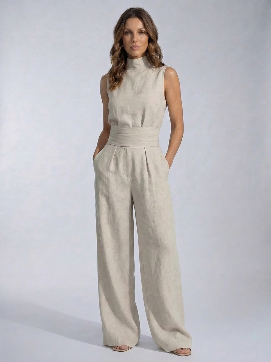 The Isola | Conjunto de Lino de Dos Piezas