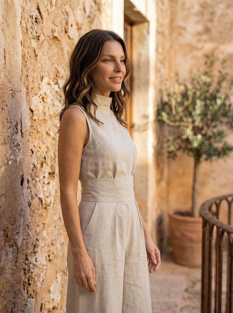 The Isola | Conjunto de Lino de Dos Piezas