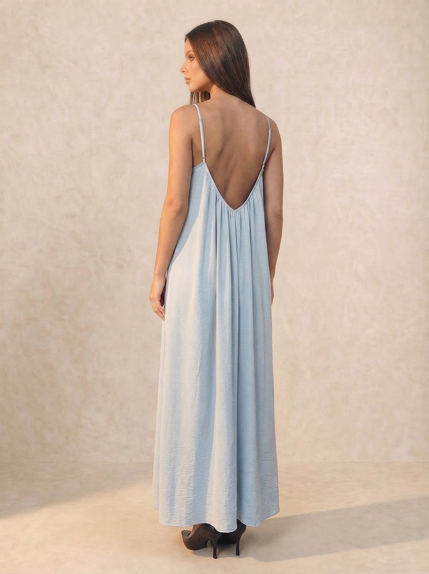 The Casa | Vestido largo de lino