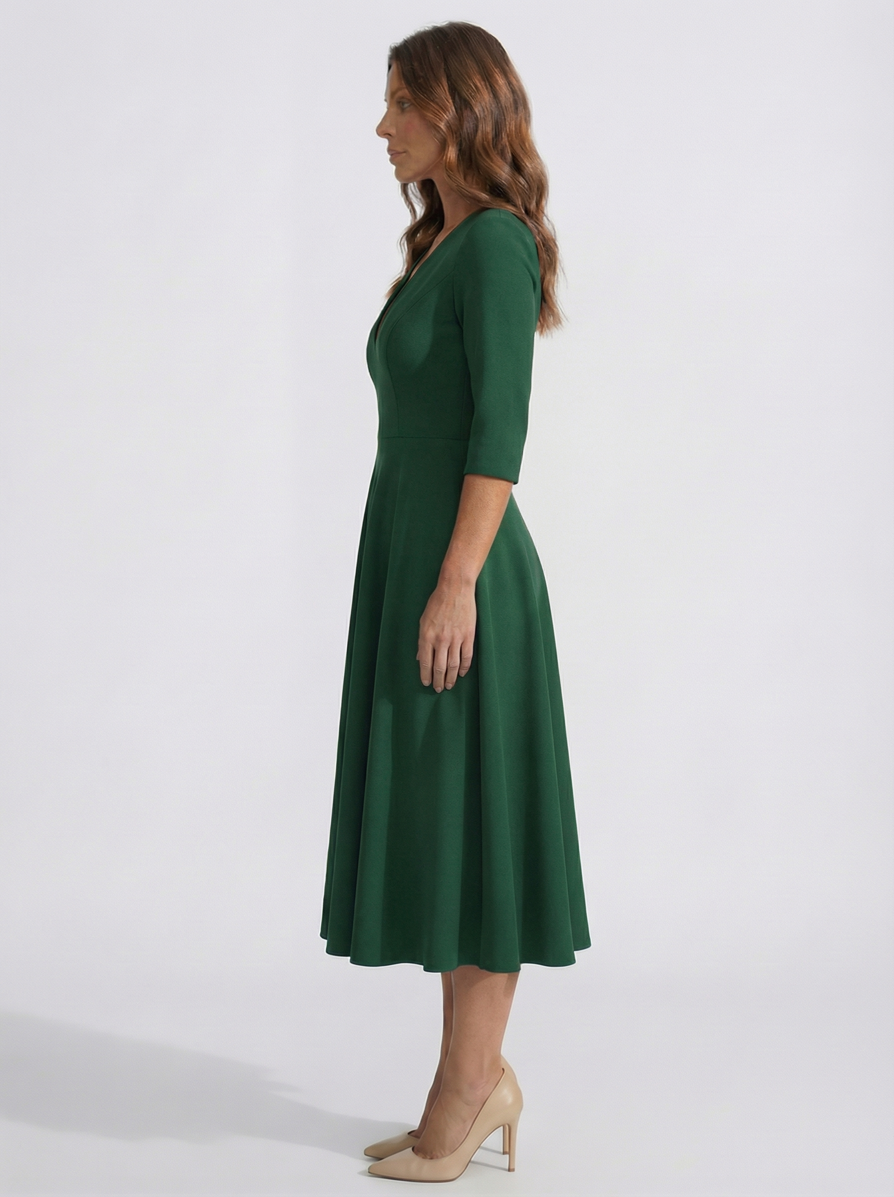 The Chiara | Vestido verde esmeralda Lorenza Selection